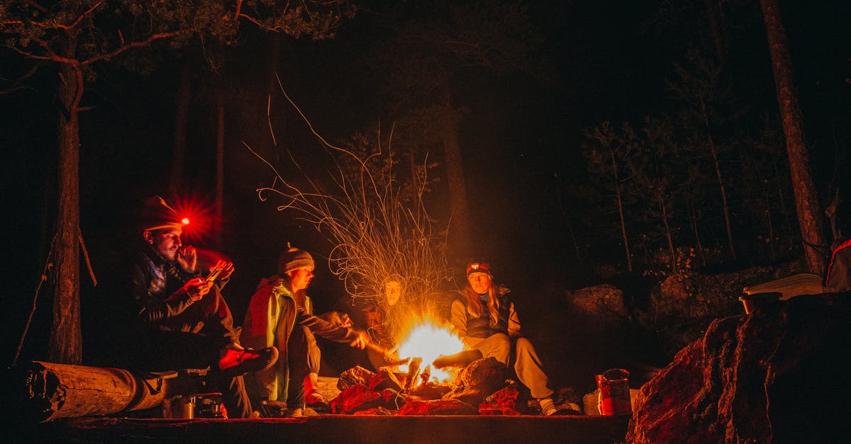 Camping safety in the Everglades in May - Free stock photo of adult, art, bonfire