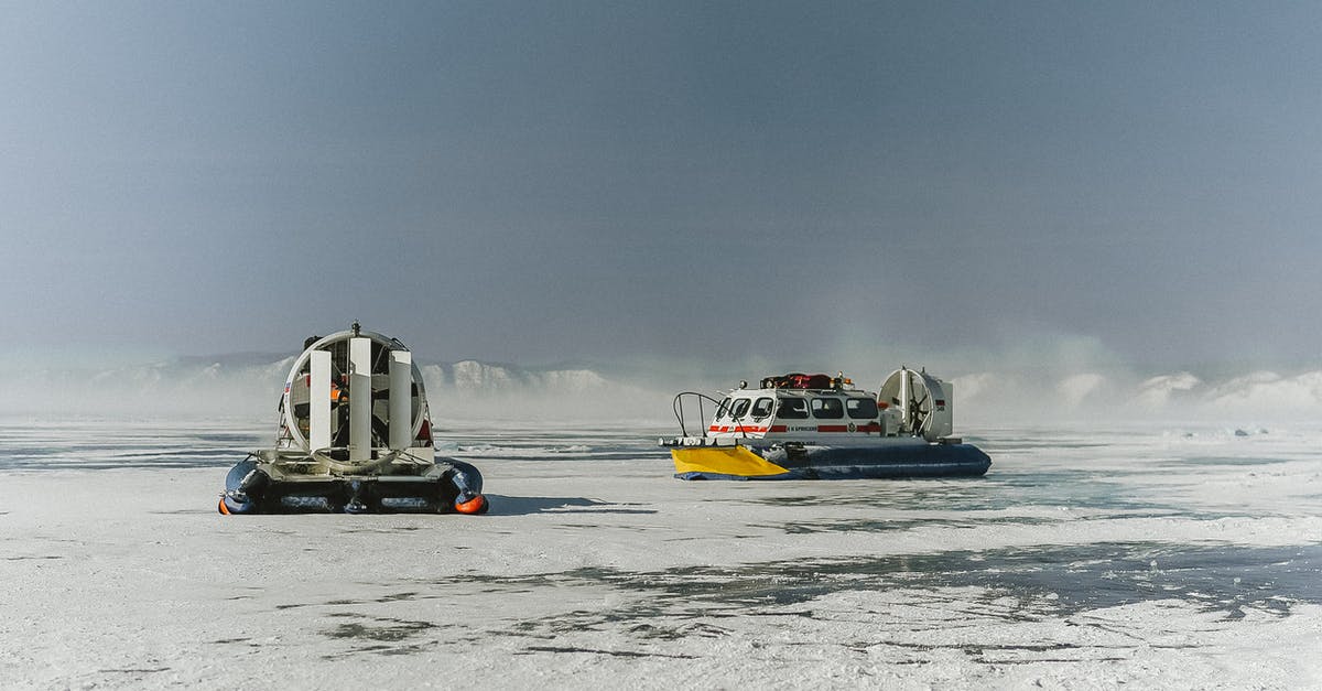 Can a 60Hz fan motor run on 50Hz? - Modern hovercraft on frozen sea