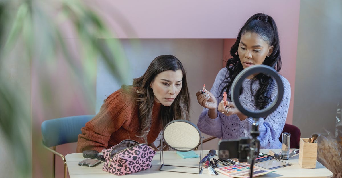 Can a husband/wife apply for UK Visas with different validities? - Diverse focused friends at table with eyeshadows and cosmetics near ring lamp in fashion studio