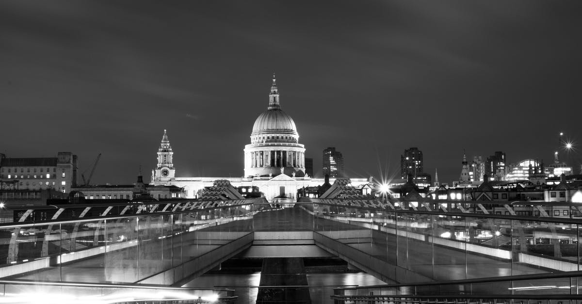 Can a visitor to the UK work as volunteer? - View of Cityscape at Night