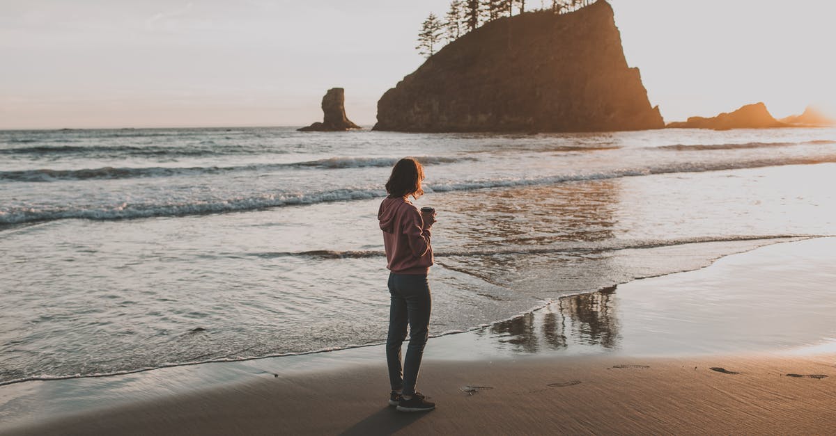 Can a Washington resident travel with a firearm to Alaska? - Photo of Woman Standing on Seashore During Sunset