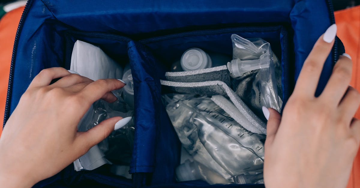 Can cheese in hand luggage be mistaken for plastic explosive? - Person Holding White Plastic Lid