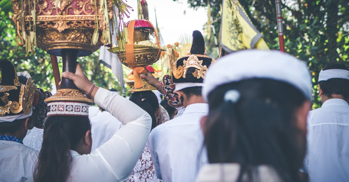 Can I avoid the Air Asia processing fee by buying a ticket in person? - People In Procession Celebrating Nyepi