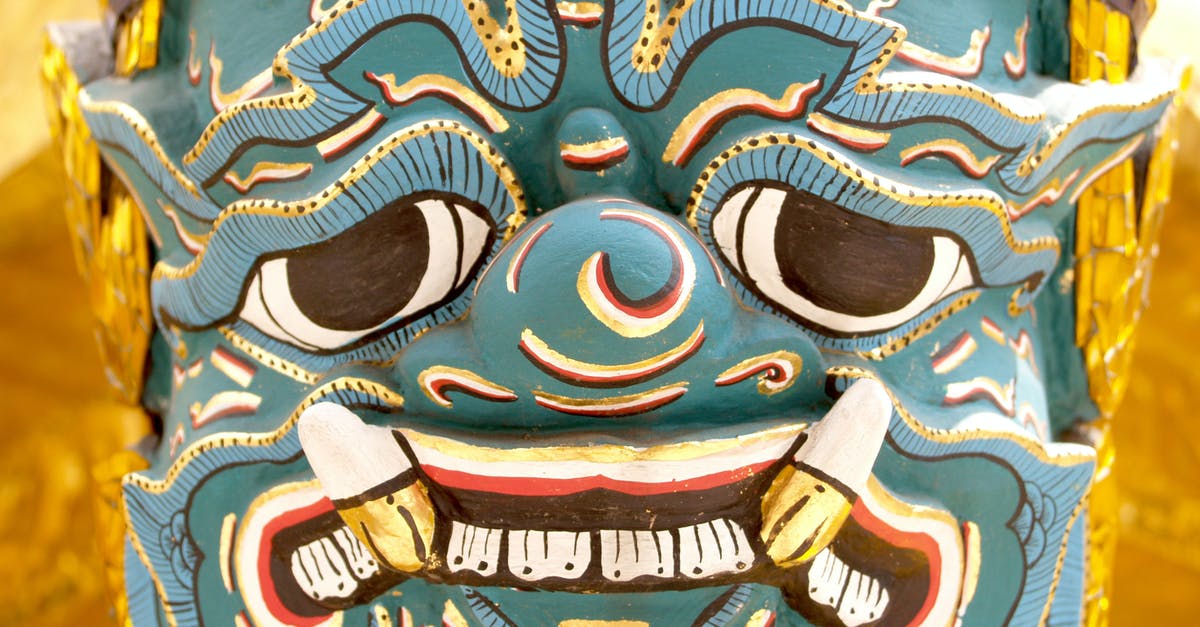 Can I bring gold sheet face masks in my carry on? - Chinese Dragon Head Close-up Photography