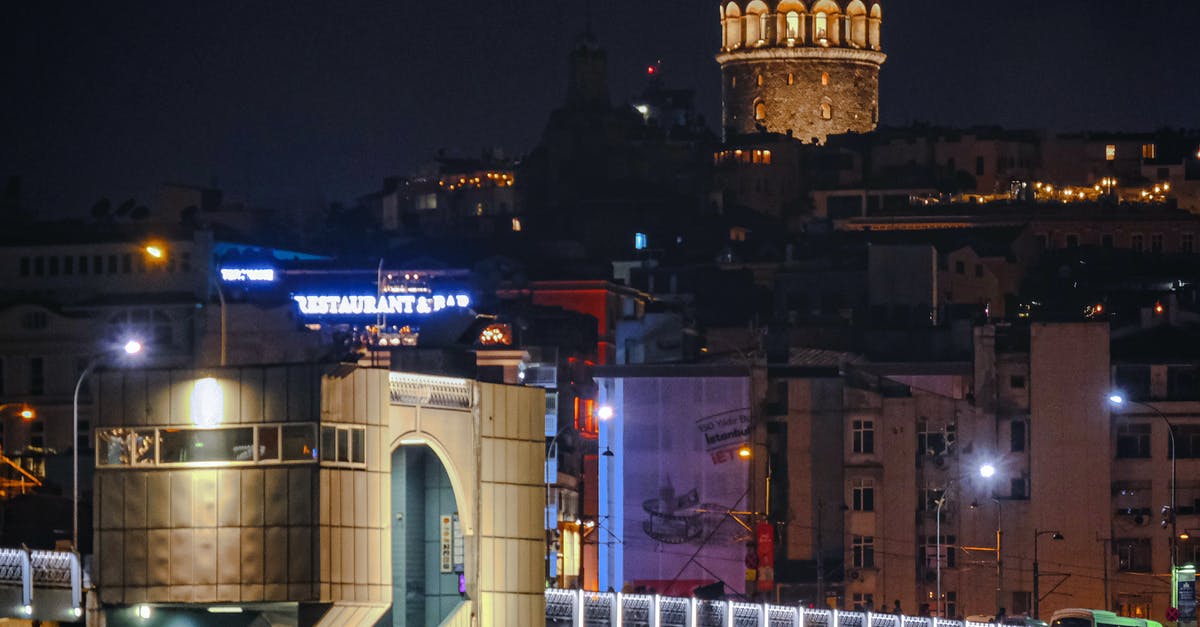 Can I enter Turkey or not? - View of the Galata Tower at Night