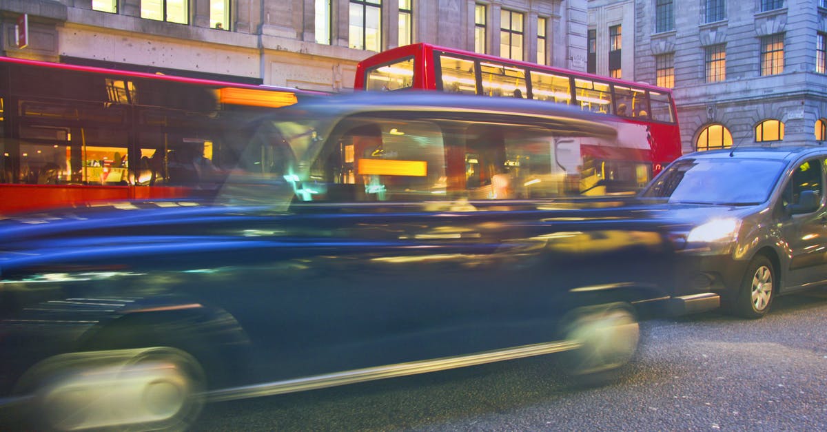 Can I get discounts on London Buses with a National Railcard? - Timelapse Photography of Blue Car