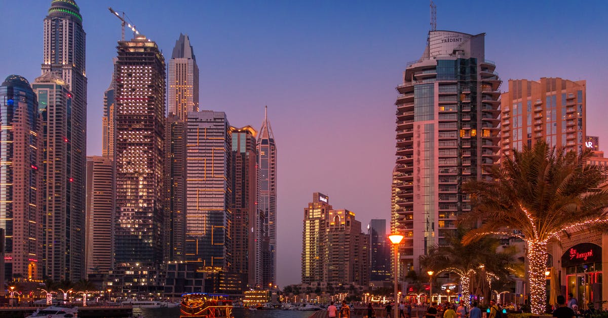 Can I get tourist visa on arrival at Dubai airport? - City Buildings during Sunset