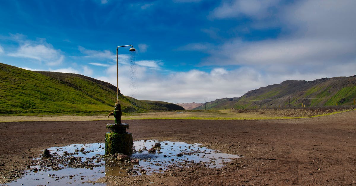 Can I hike Iceland on my own? - Outdoor Geothermal Krafla Shower in Iceland 