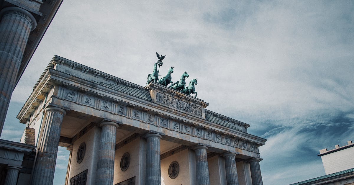 Can I legally get SIM card in Germany as a tourist? - Photo of The Brandenburg Gate in Berlin, Germany