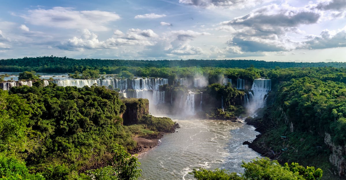 Can I return to Brazil with a recently expired passport? - Aerial View of Iguacu Falls in Brazil