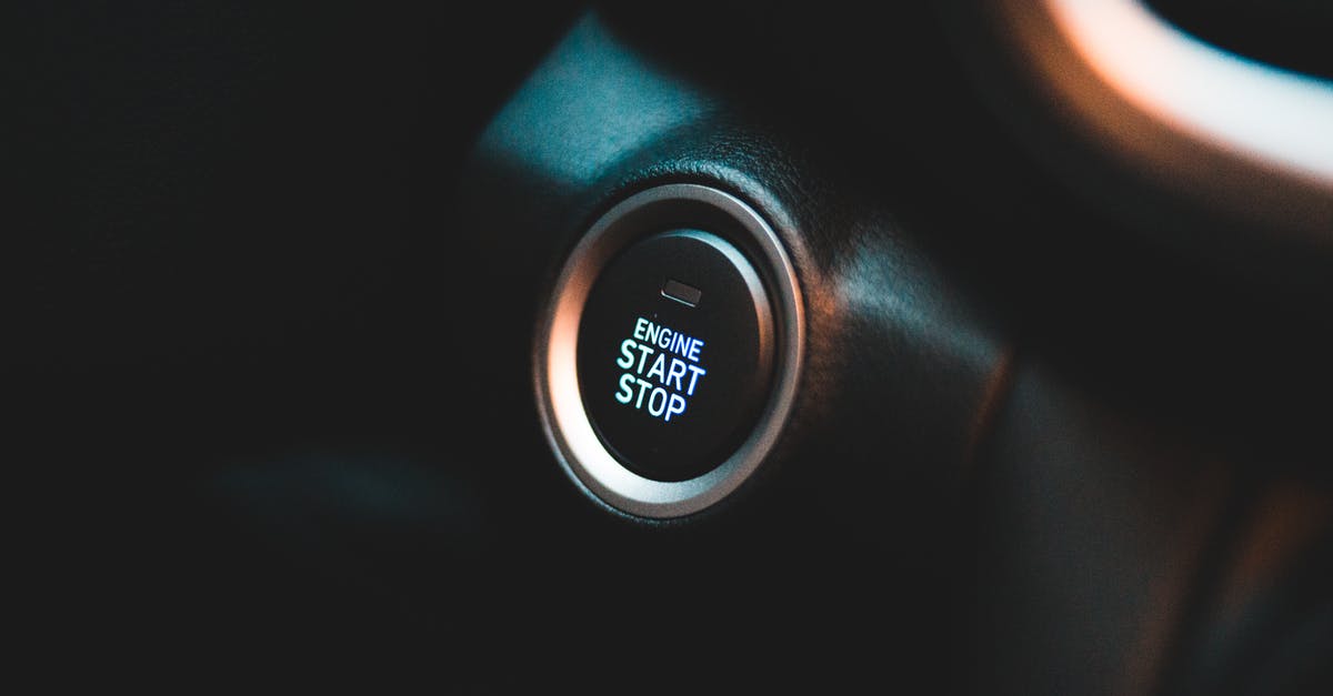 Can I skip the first part of a stop over? [duplicate] - Convenient round button on black elegant dashboard of interior in contemporary comfortable automobile