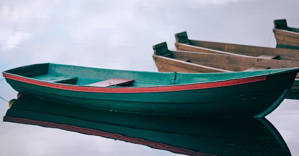 Can I still travel on my visa? - Wooden boats moored on calm pond water