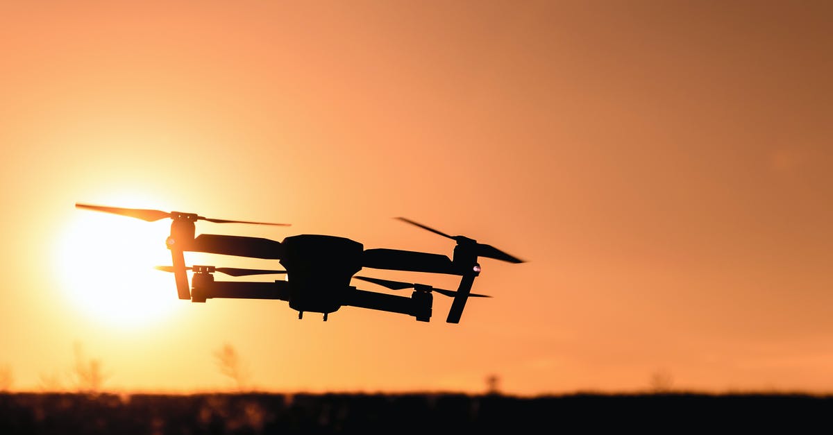 Can i take my drone to Lombok and fly there? - Silhouette of Camera Drone Flew in Mid Air