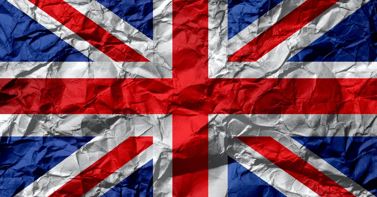Can I transit UK with a paper Permesso di Soggiorno? - UK flag on creased paper