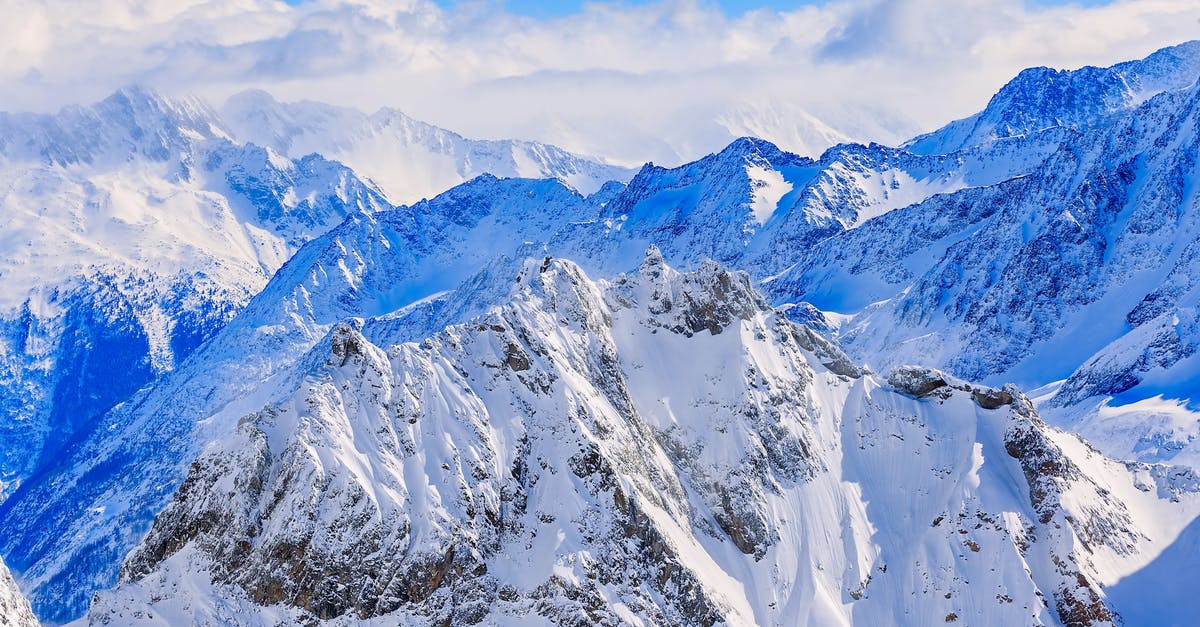 Can I travel to Switzerland with EU ID? - Mountain Ranges Covered in Snow