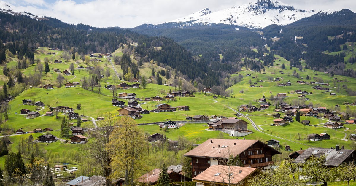 Can I travel to Switzerland with EU ID? - Brown House Under Blue Skies Photography