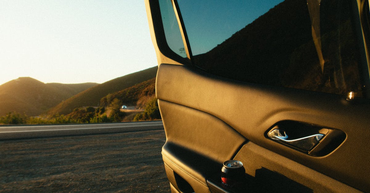 Can I use my UK Provisional Driving License as ID in Europe? - Car With Opened Door Near Road