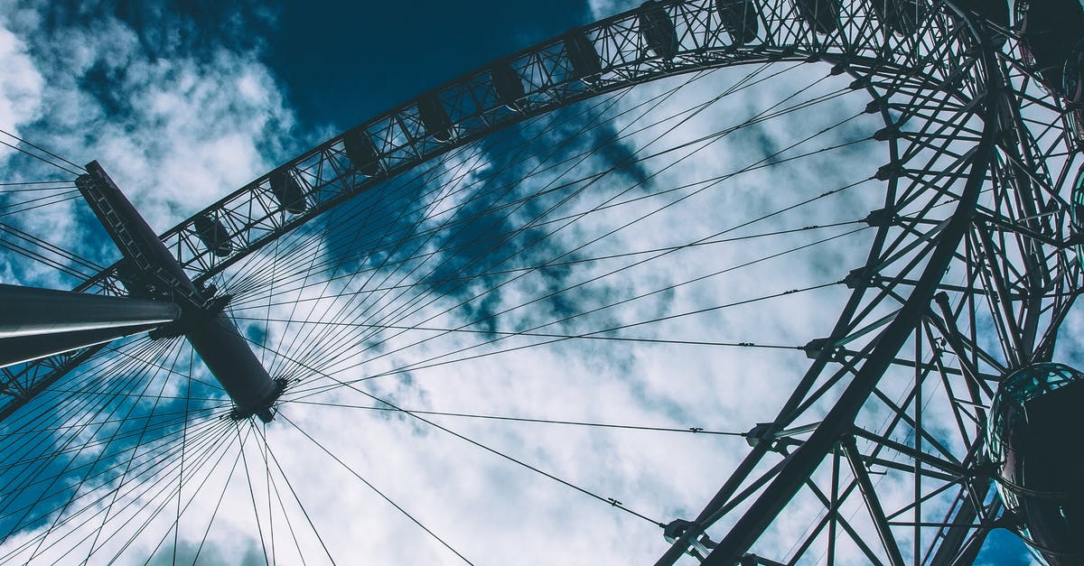Can I view London from the top of its tallest building? - Worm's-eye Photography of Ferris Wheel