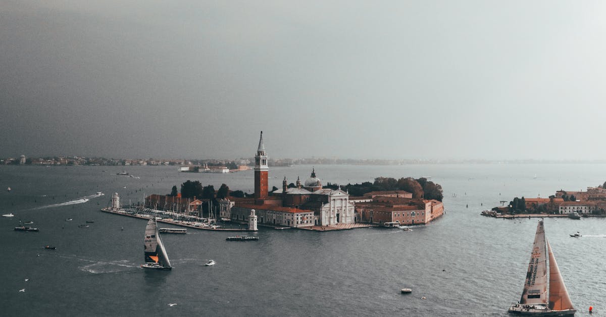 Can I visit Poveglia island in Venice lagoon? [closed] - Aerial Shot of Saint Giorgio Maggiore Island in Venice Italy