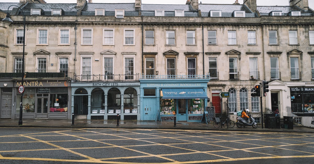 Can I visit UK with Italian stay permit? - Free stock photo of bath, high street, street