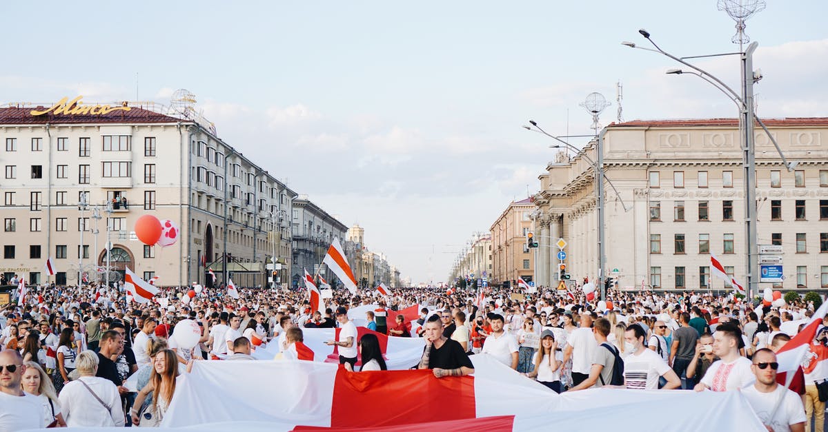 Can interpol detain me in the USA, Europe or Canada for dodging draft in countries like Russia, Belarus? - Protesters in Belarus