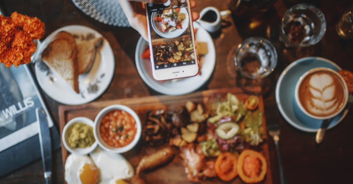 Can person take a toothpick from a restaurant in Japan? - Faceless person taking picture of breakfast