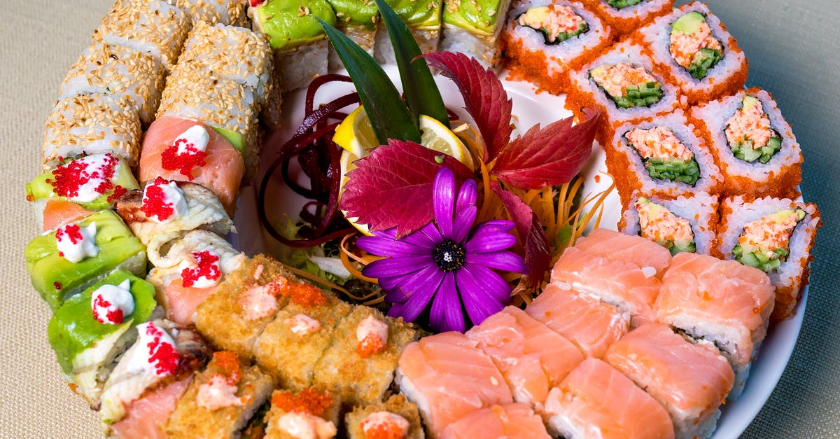 Can rice be brought into Hawaii? - A Platter of Assorted Sushi