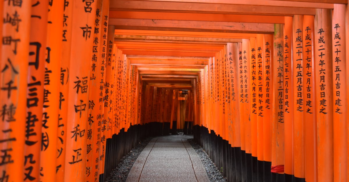 Can tourists meet mikos (Japanese Shinto shrine priestesses)? - Photo of Walkway Between Shinto Shrine