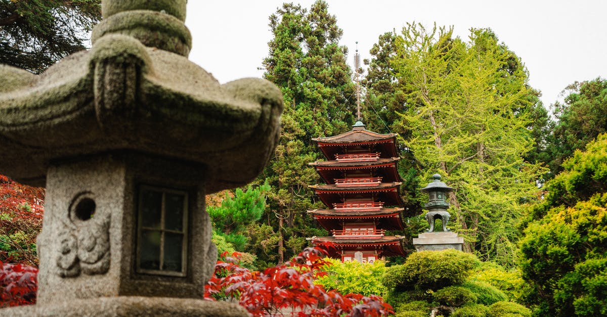 Can tourists meet mikos (Japanese Shinto shrine priestesses)? - Pagoda and Stone Lantern in Japanese Garden