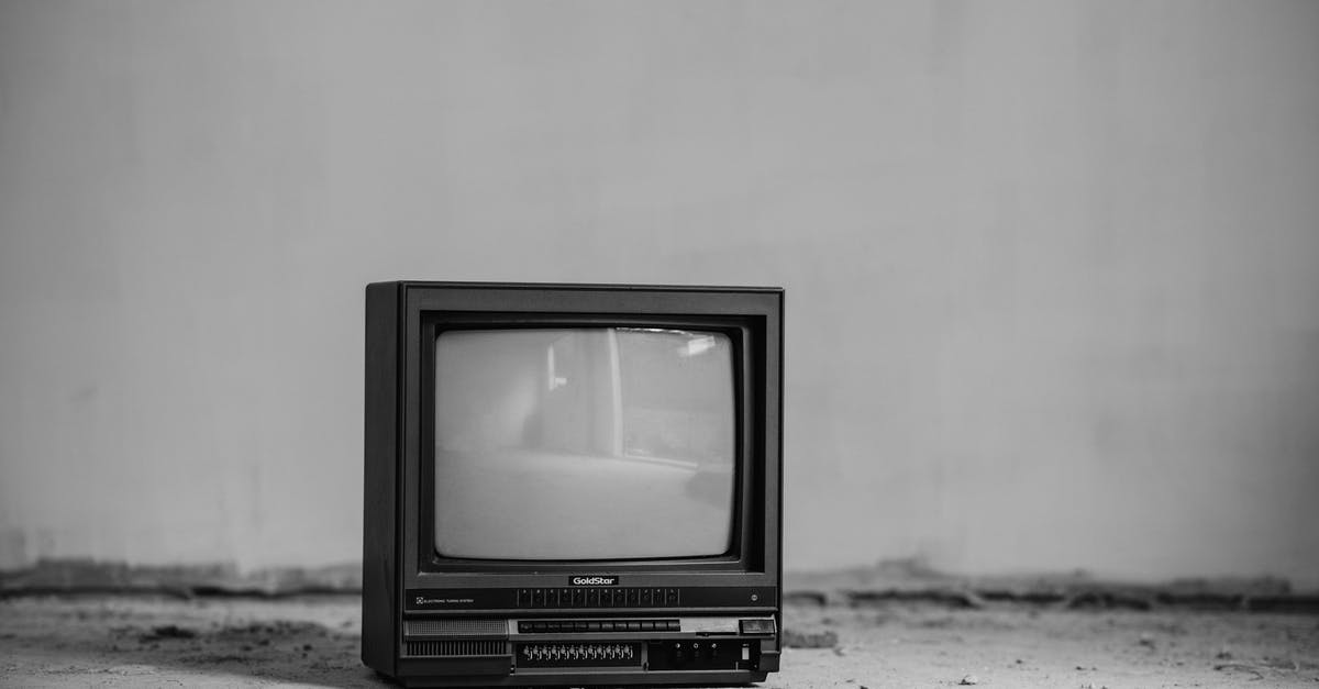 Can you bring a used TV into Nepal? [closed] - Vintage TV set on floor near wall