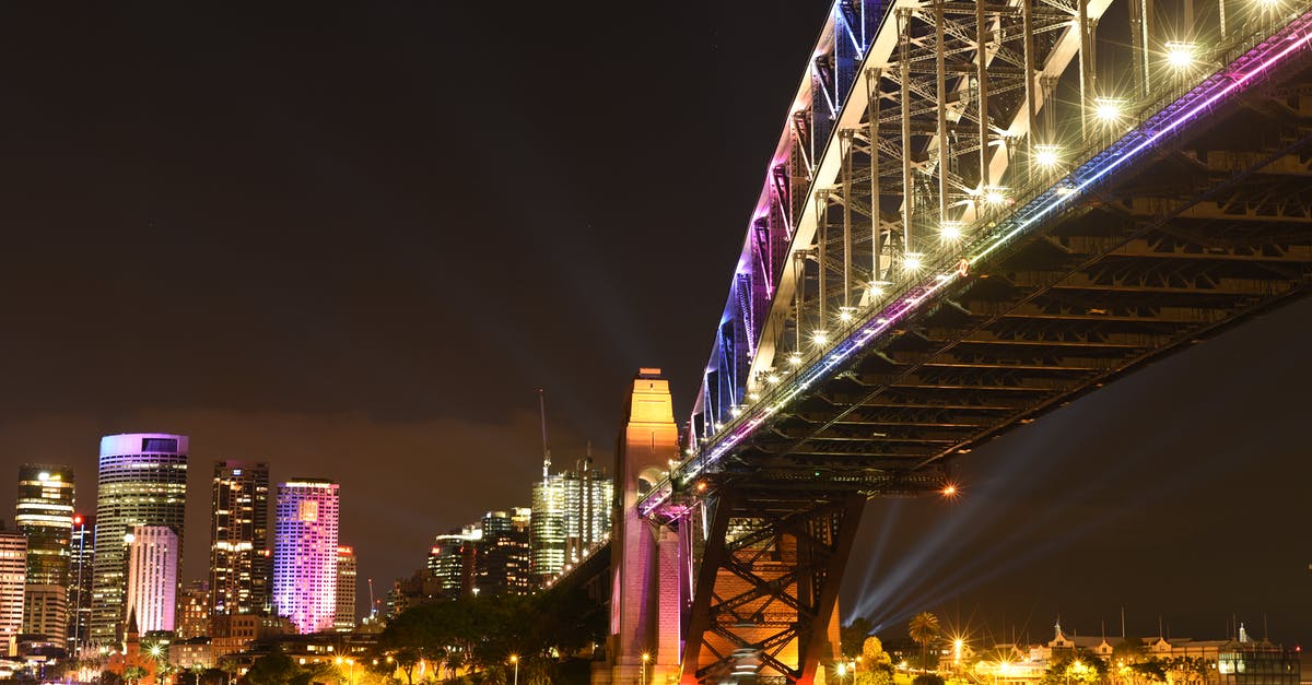 Can you climb the Sydney Harbour Bridge for free? - Illuminated City at Night