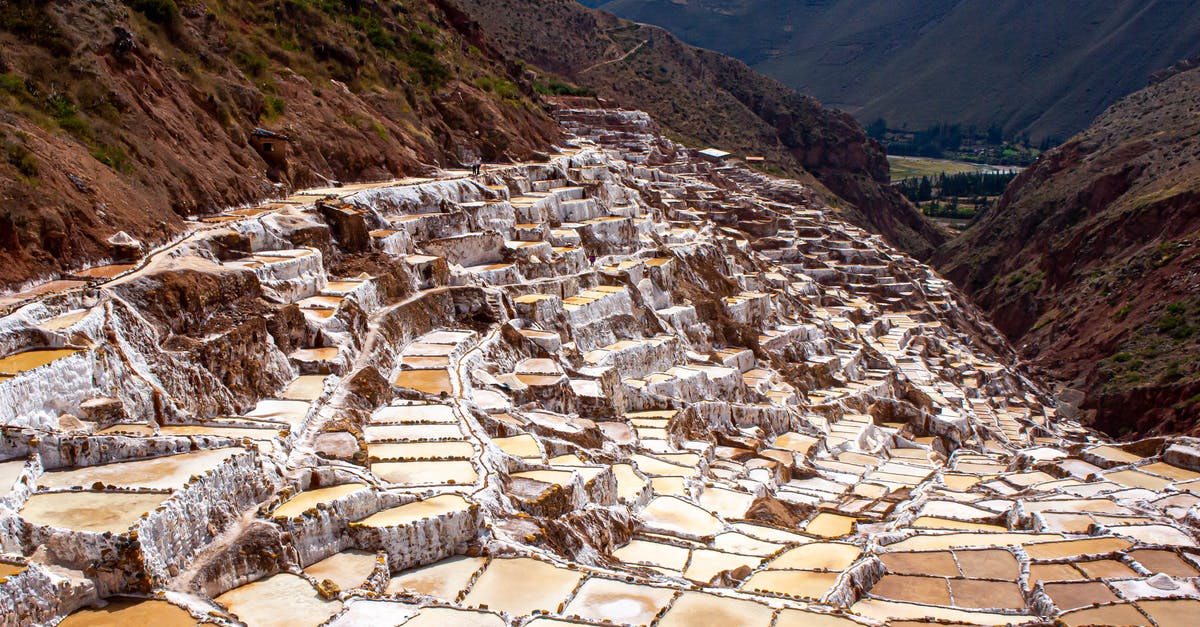 Can you re-enter Peru on a travel visa? - Aerial View of Brown Mountain