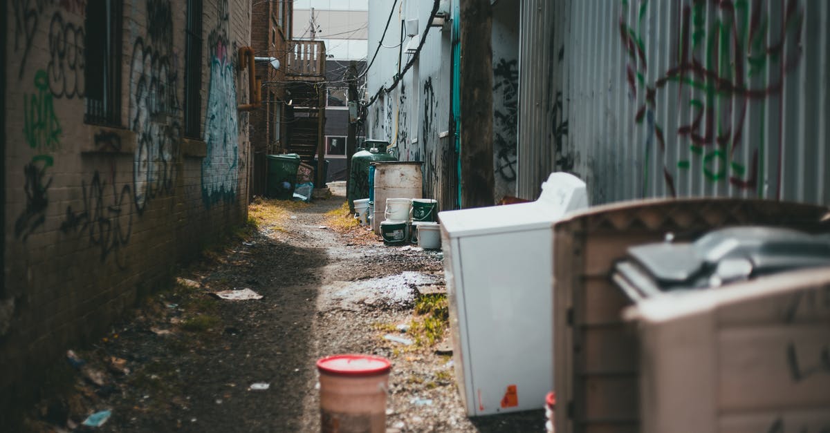 Can you visit the abandoned Nicosia Airport? - Empty street with trash on ground