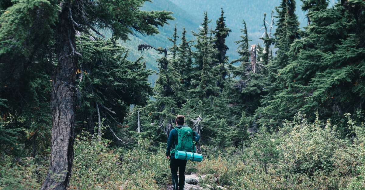 Canada Super Visa - A Person Carrying a Backpack and a Mat