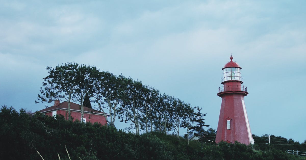 Canada visa - LA Passport submission process after Nov 1, 2018 - La Martre Red Lighthouse in Canada