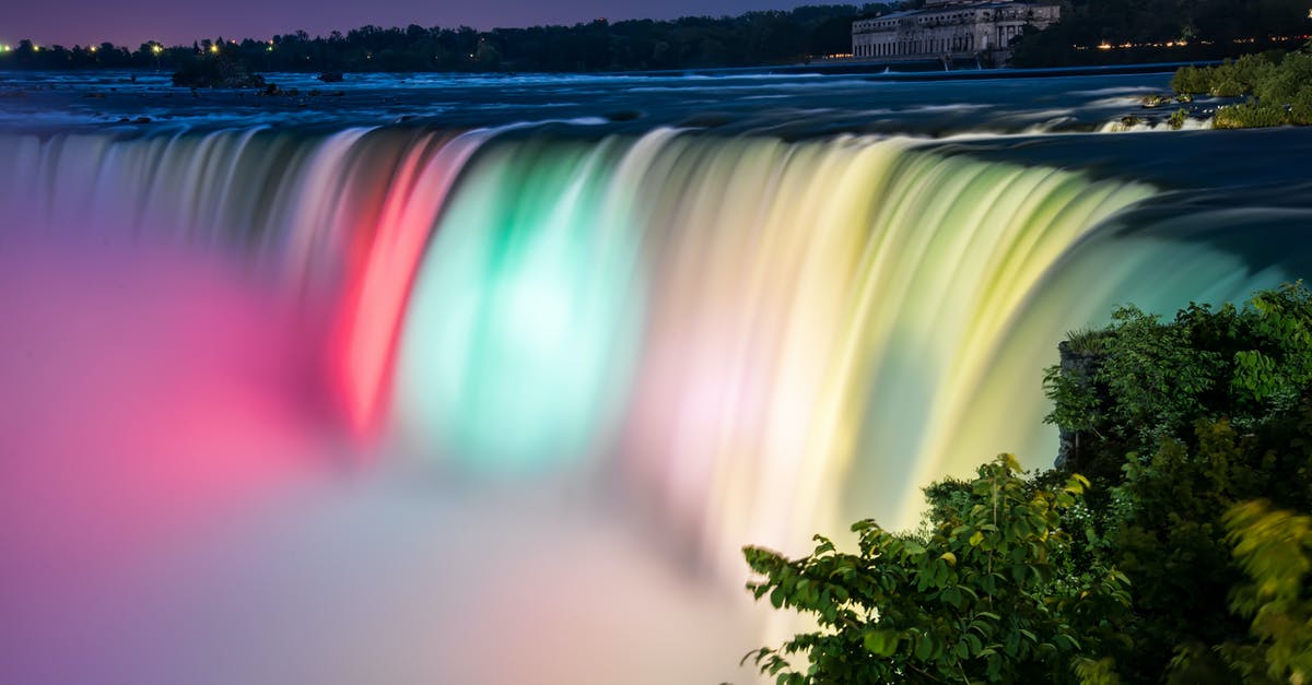 Canada visa refusal, insufficient travel history - Time Lapse Photography of Waterfalls