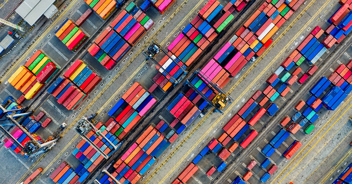 Canadian import duties for a non-resident - Aerial Photography of Container Van Lot