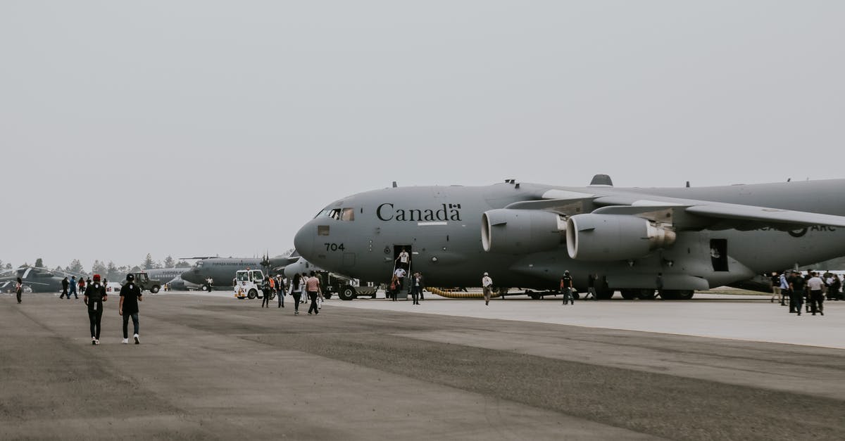 Canadian Visa: VFS vs Embassy - Canadian C-17 Transport Plane Standing on Tarmac