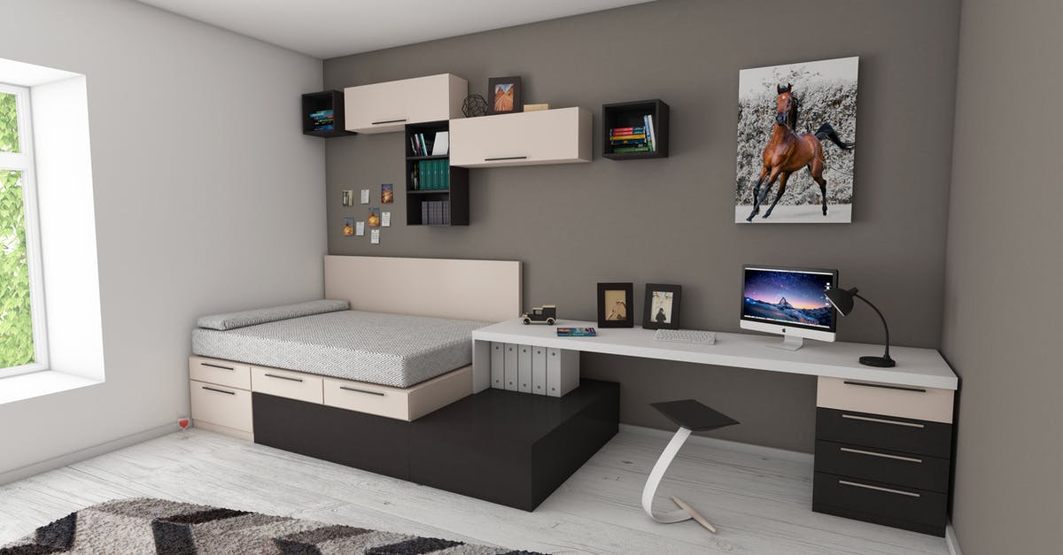 Cancelling apartment booking in Switzerland - White and Black Desk Beside Bed and Window