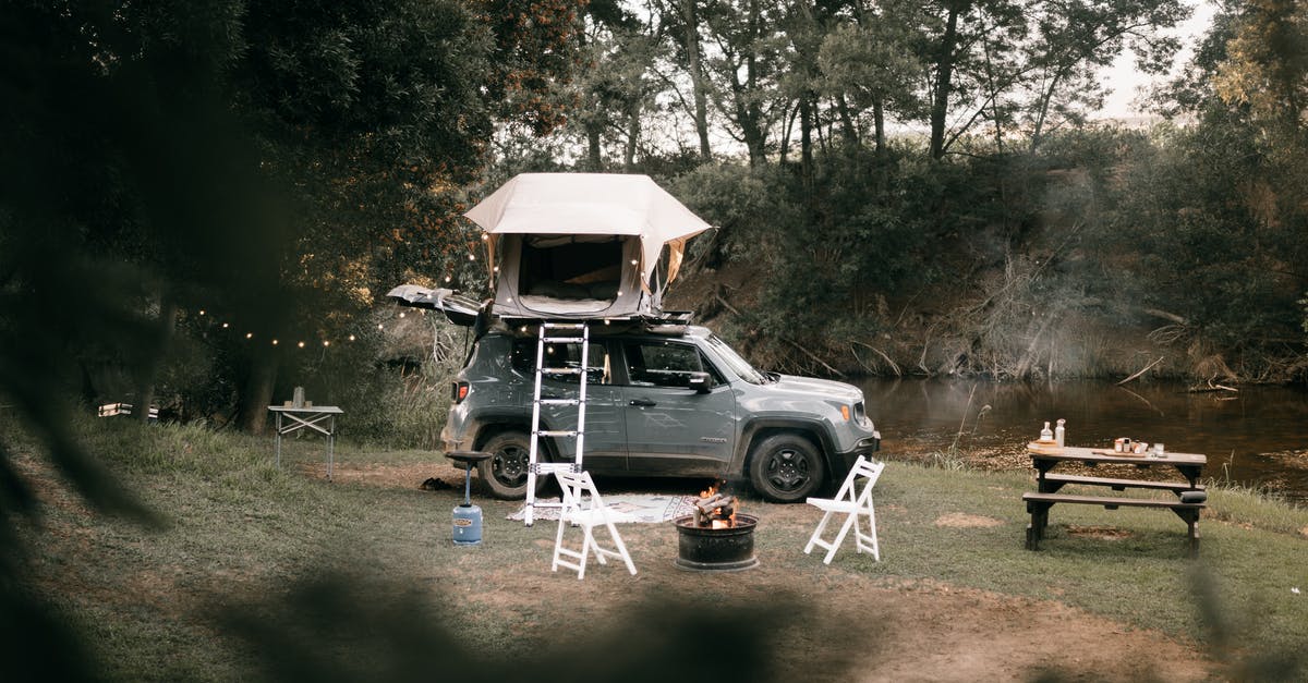 Car camping on transatlantic ship - Free stock photo of adventure, adventurers, camp site