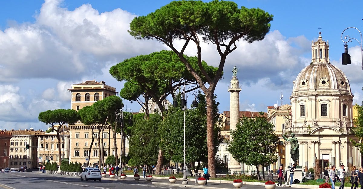 Car pick-up points in Rome - Group of People Walking Near White Painted Cathedral