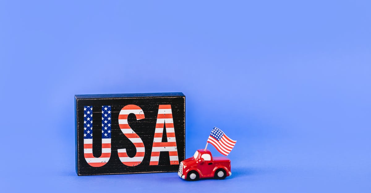 Car rental USA Seattle -> Las Vegas [closed] - A Car Figurine with American Flag