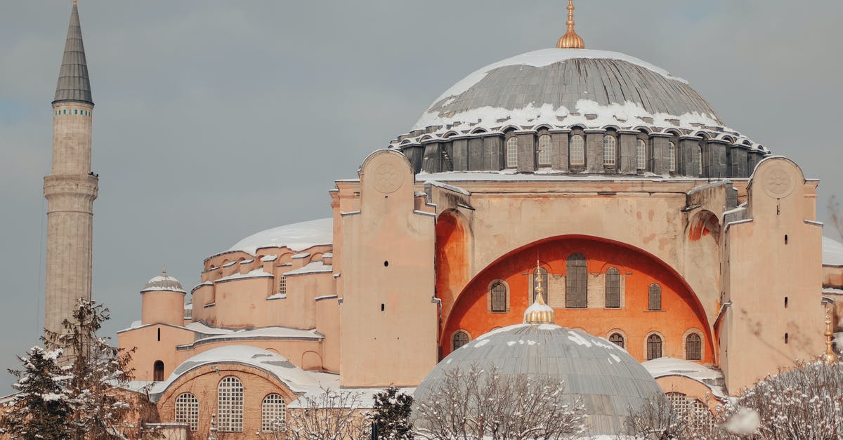 Carnet de Passages when entering Iran via Turkey - Facade of a Mosque