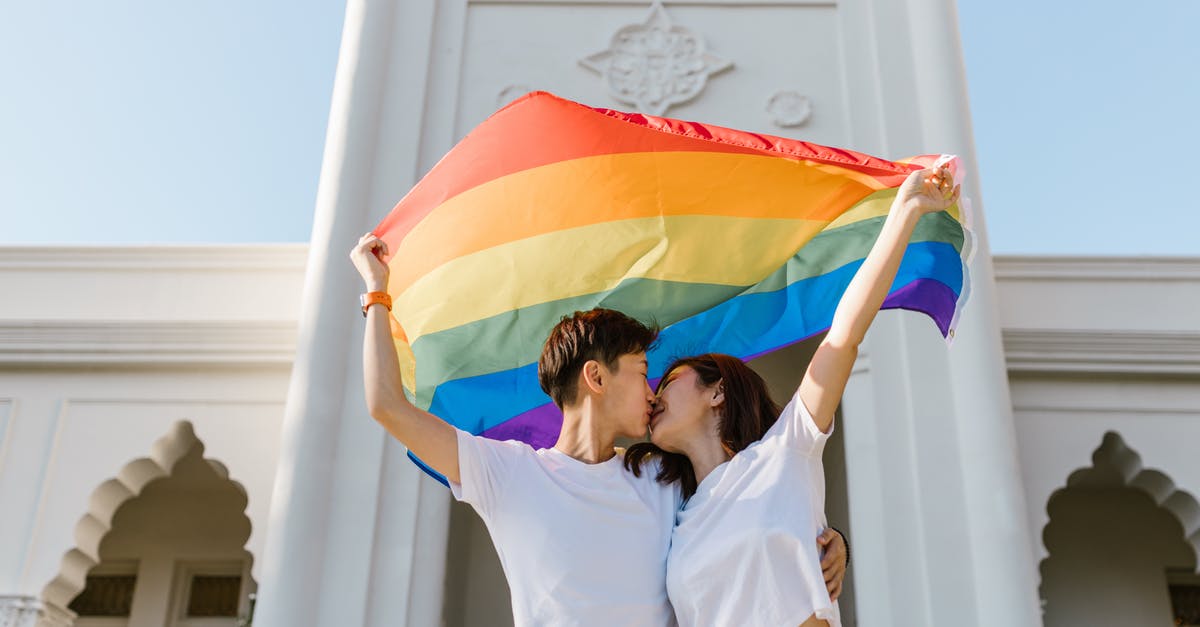 Carrying two iPads (and other electronics) to India from USA [duplicate] - Two Lesbian Girls Kissing Each Other and Carrying Rainbow Flag