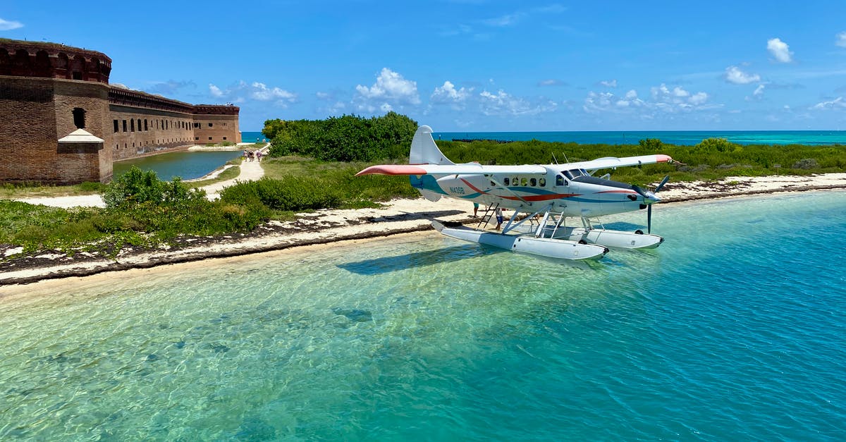 Carrying US Kevlar ACH out of the US - Seaplane at Fort Jefferson in the Dry Tortugas