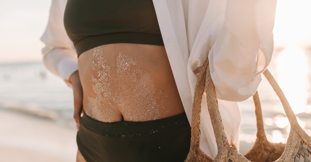 Carry-on bag packing advice [closed] - Close-Up Shot of a Person Wearing Black Bikini