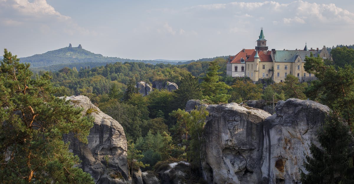 Caught in Czech Republic for travelling with invalid ticket - White Concrete Building on Cliff