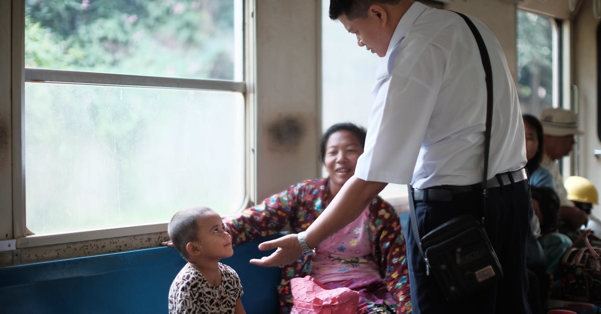 Change non refundable ticket into a different ticket - The Conductor Asking Boy For a Ticket on a Train 