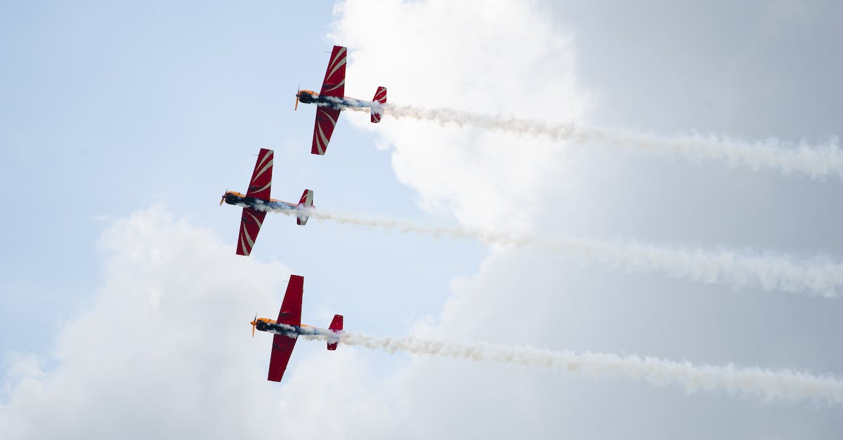 Changing planes at Frankfurt - Red Fighter Plane in the Sky