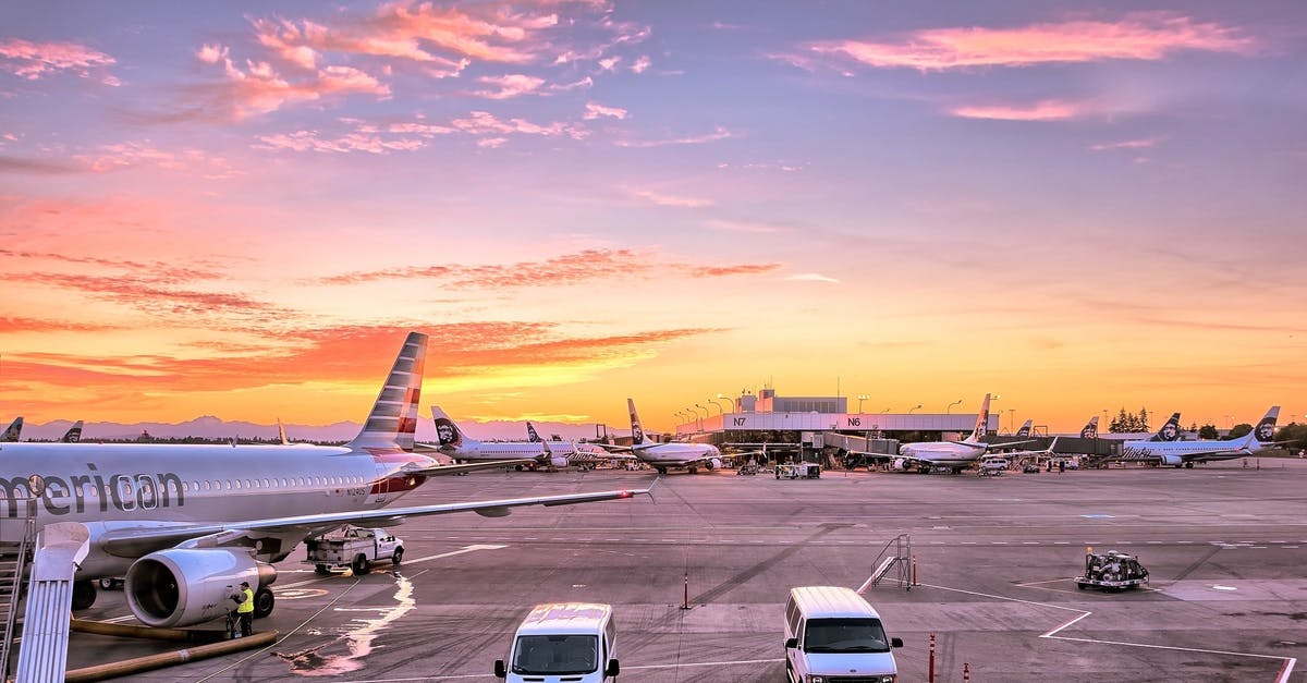 Changing planes at Newark Airport - Aircraft on a Runway